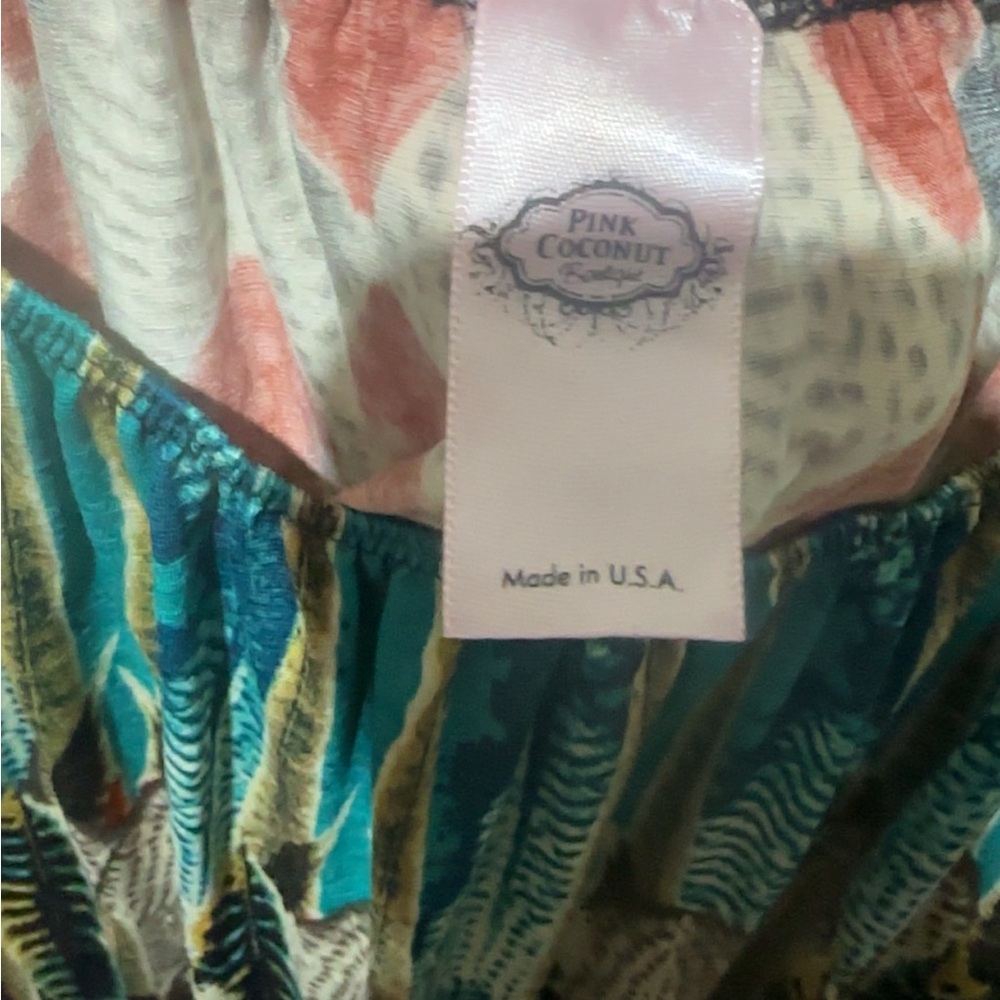 Pink Coconut Chic Multicolor Patterned Dress - image 3